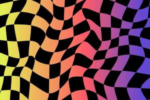 Abstract modern op art, checkered texture. Vector. vector