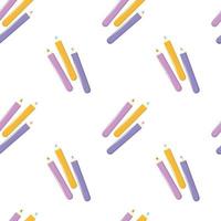 pattern - bright pastel pencils for printing on any materials. 01 vector