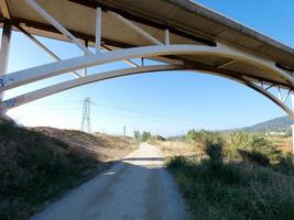 Bridge over a river for the passage of motor vehicles photo