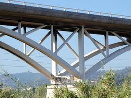 Bridge over a river for the passage of motor vehicles photo