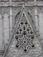 catedral gótica de la ciudad de barcelona foto