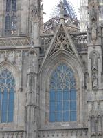 Gothic cathedral of the city of Barcelona photo