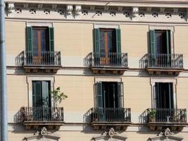 Modernist building in the Born district of the city of Barcelona. photo