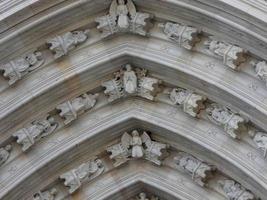 catedral gótica de la ciudad de barcelona foto