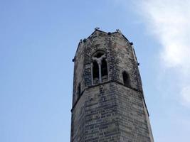 details of the gothic quarter of the city of Barcelona photo