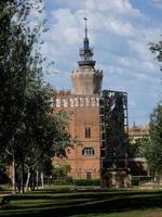 Park or gardens of the Citadel in the city of Barcelona photo