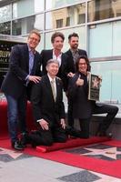 LOS ANGELES, MAY 9 - Doug Davidson, Richard Marx, Jason Thompson, Leron Gubler, Rick Springfield at the Rick Springfield Hollywood Walk of Fame Star Ceremony on May 9, 2014 in Los Angeles, CA photo