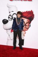 LOS ANGELES, MAR 5 - Max Charles at the Mr Peabody and Sherman Premiere at Village Theater on March 5, 2014 in Westwood, CA photo