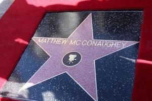 LOS ANGELES, NOV 17 - Matthew McConaughey Star at the Matthew McConaughey Hollywood Walk of Fame Star Ceremony at the Hollywood and Highland on November 17, 2014 in Los Angeles, CA photo