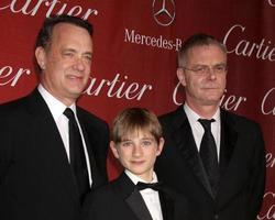 LOS ANGELES, JAN 7 - Tom Hanks, Thomas Horn, Stephen Daldry arrives at the 2012 Palm Springs International Film Festival Gala at Palm Springs Convention Center on January 7, 2012 in Palm Springs, CA photo