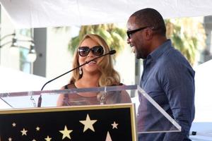 , LOS ANGELES, AUG 5 - Mariah Carey, Lee Daniels at the Mariah Carey Hollywood Walk of Fame Ceremony at the W Hollywood on August 5, 2015 in Los Angeles, CA photo