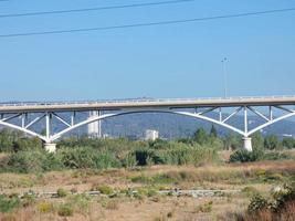 Bridge that crosses a river and helps thousands of vehicles to save time and gasoline in their travels. photo