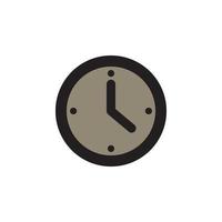 icono de reloj eps 10 vector