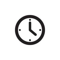 icono de reloj eps 10 vector