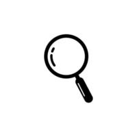 Magnifying Glass Icon EPS 10 vector