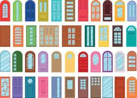 Doors of Collection vector