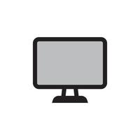 Monitor Icon EPS 10 vector