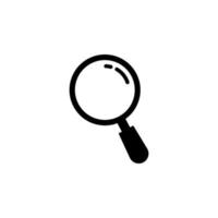 Magnifying Glass Icon EPS 10 vector