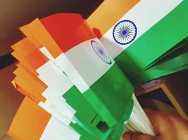 National Flag of India photo