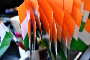 bandera nacional de la india foto