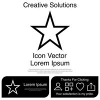 Star Icon EPS 10 vector