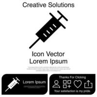 Syiringe Icon EPS 10 vector