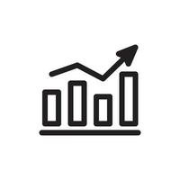 icono de diagrama eps 10 vector