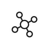 Molecule Icon EPS 10 vector