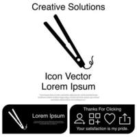 Hair Polish Icon EPS 10 vector