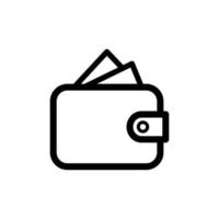 Wallet Icon EPS 10 vector