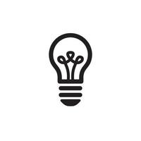 Light Bulb Icon EPS 10 vector
