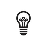 Light Bulb Icon EPS 10 vector