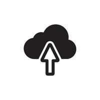 Cloud Upload Download Icon EPS 10 vector