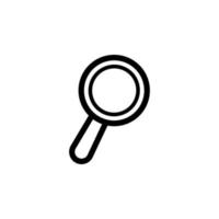 Magnifying Glass Icon EPS 10 vector