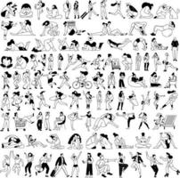 Collection of People vector