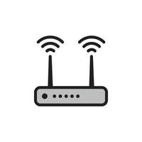 Router Icon EPS 10 vector