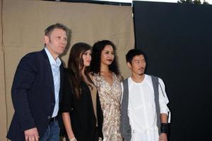 LOS ANGELES, JUL 29 - Mark Pellegrino, Peyton List, Madeleine Mantock, Aaron Yoo arrives at the 2013 CBS TCA Summer Party at the private location on July 29, 2013 in Beverly Hills, CA photo