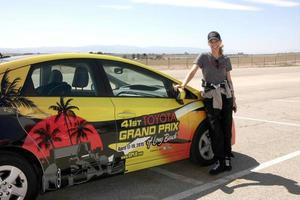 los angeles, 21 de febrero - tricia helfer en el gran premio de long beach pro celebrity race training at the willow springs international raceway el 21 de marzo de 2015 en rosamond, ca foto