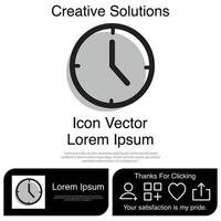 Clock Icon EPS 10 vector