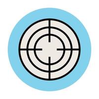 Trendy Shooting Target vector