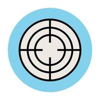 Trendy Shooting Target vector