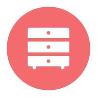 Trendy Drawers Concepts vector