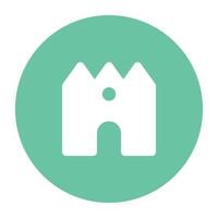 Trendy City Building vector
