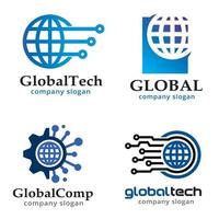 Global Logo Template Design Vector