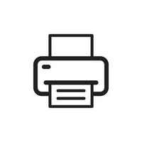 Printer Icon EPS 10 vector