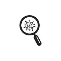 Magnifying Glass Icon EPS 10 vector