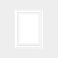 Realistic white frame. Ideal for your presentations. vector