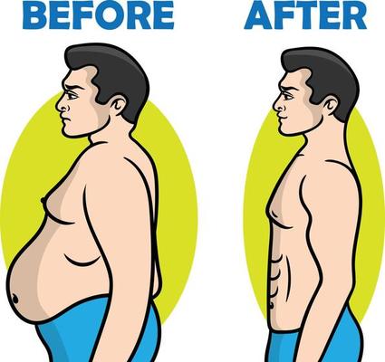 Fat and slim man, Before and After Weight Loss, Muscular and fat man. Sad fat and happy healthy slim man. Vector comic pop art character. Sad fat and sport fitness happy muscular Fat and slim man, Before and After Weight Loss, Muscular and fat man. Sad fat and happy healthy slim man. Vector comic pop art character. Sad fat and sport fitness happy muscular