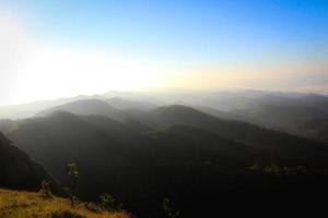 Viewpoint during the trek up Doi Monta in Tak Province, Thailand photo