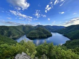 hermoso paisaje, vista desde arriba foto